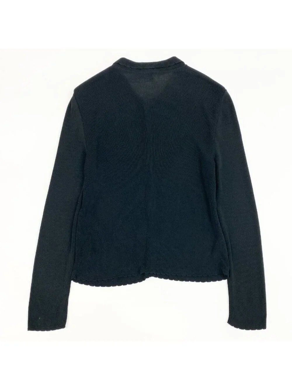 Versace Long Sleeve Knit Cardigan Ribbed